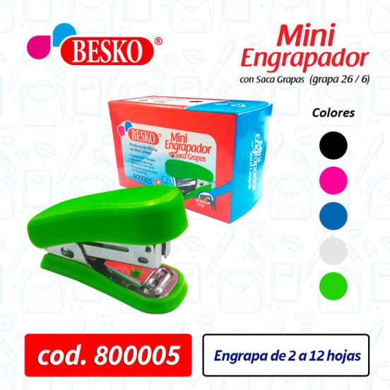 MINI ENGRAPADOR (GRAPA 26/6) - Cod.800005