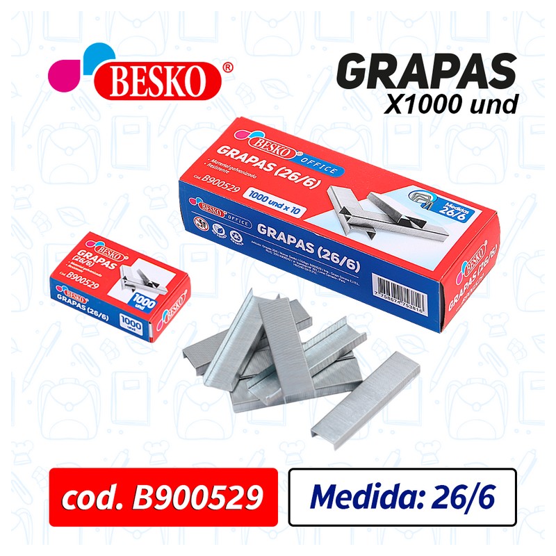 GRAPAS (26/6) x 1000 UND - Cod.B900529
