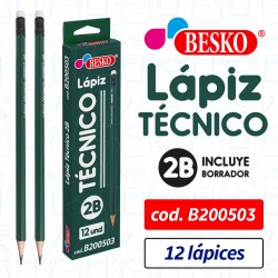 LAPIZ TECNICO 2B - Cod.B200503