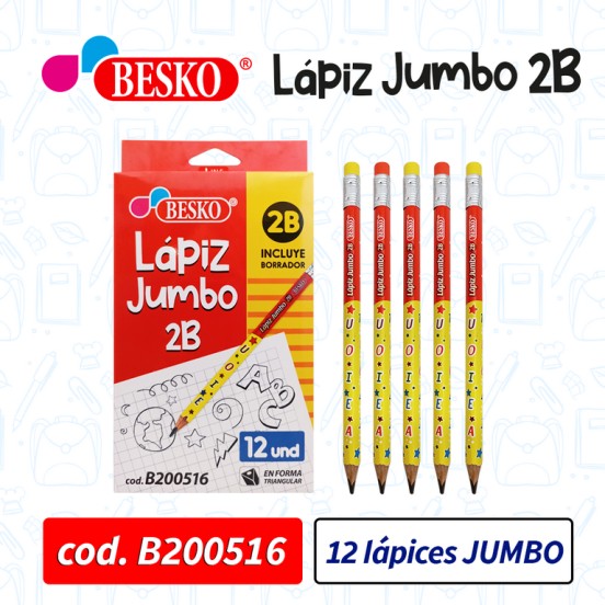 LAPIZ JUMBO B2 BESKO - Cod.B200516