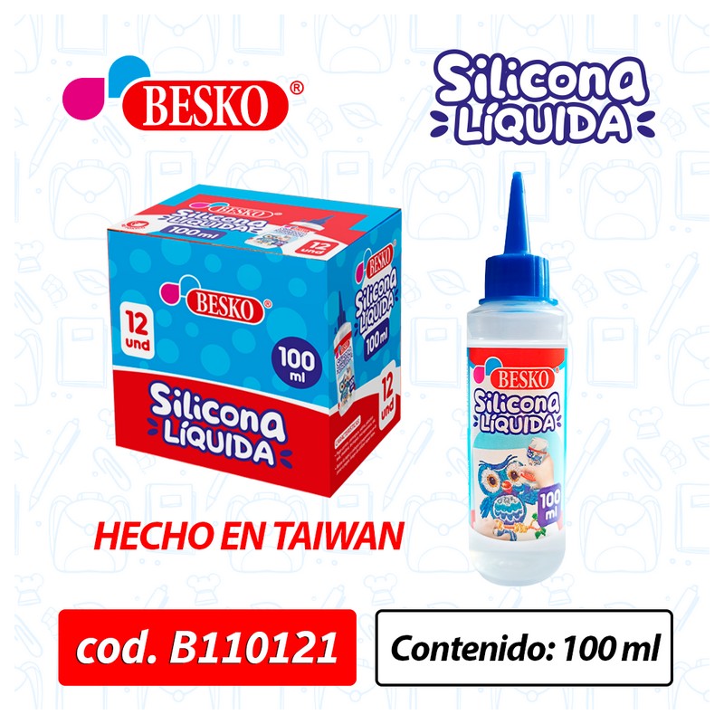 SILICONA LIQUIDA DE 100ML BESKO - Cod.B110121