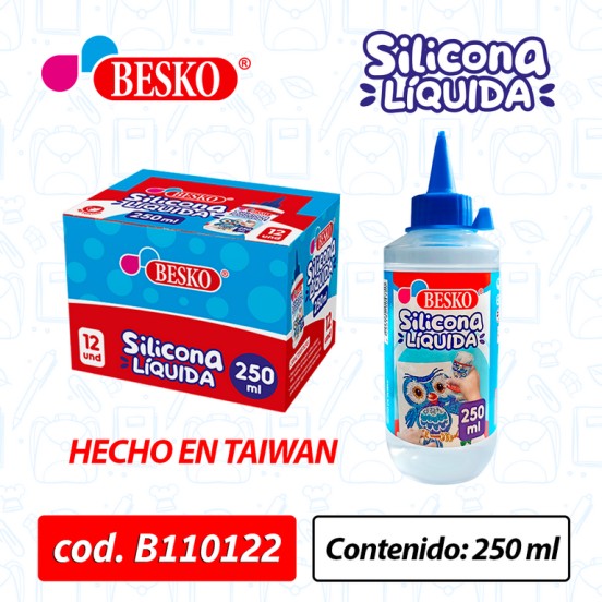 SILICONA LIQUIDA DE 250ML BESKO - Cod. B110122
