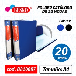 FOLDER CATAGOLO 20 HOJAS...