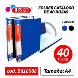 FOLDER CATAGOLO 40 HOJAS...