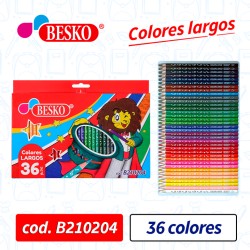 COLORES LARGOS X36 - Cod.B210204