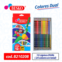 COLOR DUAL X12 "24C" BESKO - Cod.B210208
