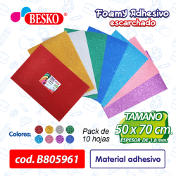 FOAMY C/ADHESIVO 50*70 BESKO - COD.B805961