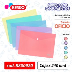 SOBRE PARA DOCUMENTO G5 OFICIO BESKO - Cod.B800920