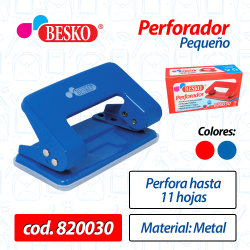 PERFORADOR ESCOLAR PEQUEÑO - Cod.820030
